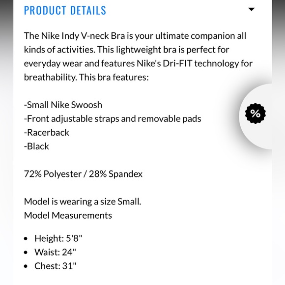 NIKE INDY VNECK BRA and Nike Womens Swoosh Long LINE Bra - Picture 7 of 10